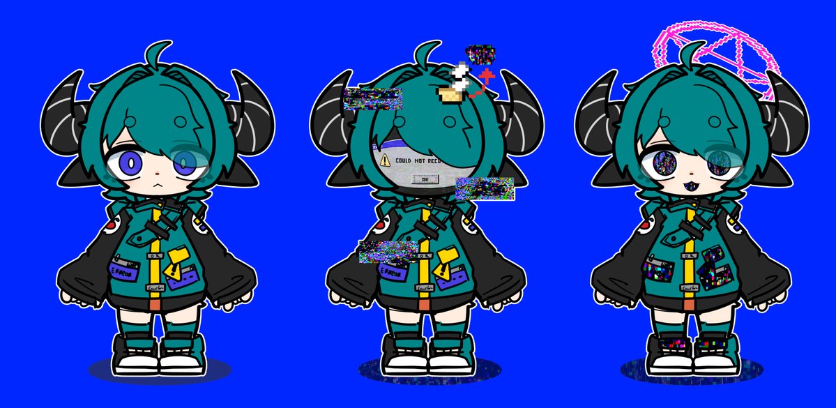Pixel_t_'s tweet photo. ちょっとバタバタしてるので過去絵見て見てシリーズ
その2

かわいいね　かわいいな... https://t.co/s0W19IPxMp