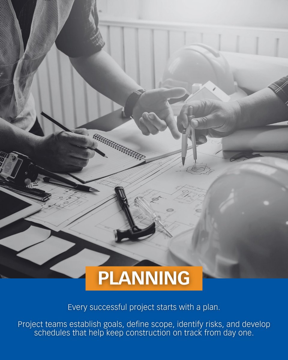 MapleReinders's tweet photo. Construction starts long before work begins on site.
Planning, estimating, design, and procurement all play a critical role in setting projects up for success. The strongest projects are built on a strong foundation from day one.
#MapleReinders #ConstructionPlanning https://t.co/nyrr3bRSLk