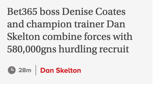 TWEnclosure's tweet photo. This could be the biggest PLOT JOB horse of all time 😂😂😂

[@RacingPost] https://t.co/p83pviByuU