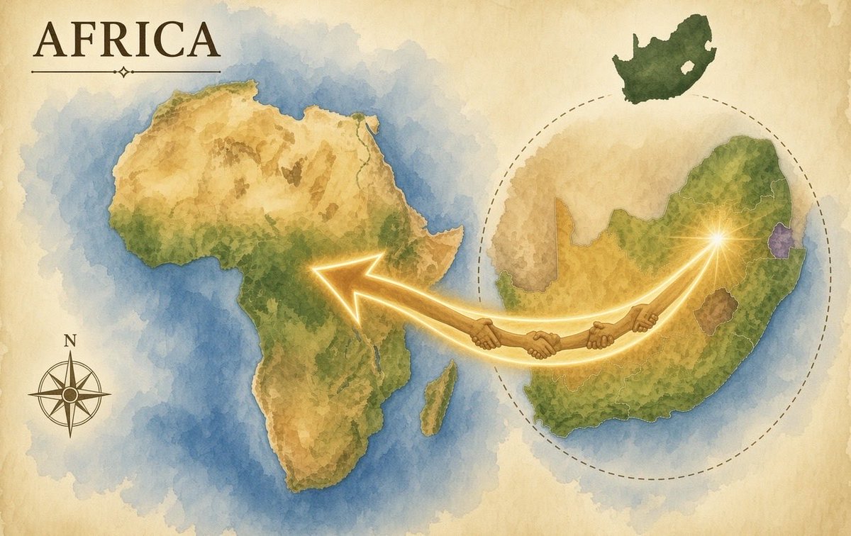 stats_wire's tweet photo. 🇿🇦 How South Africa returned the favour to Africa after apartheid

1) 🇲🇿 Troops deployed to Mozambique
2) 🇨🇩 Troops deployed to the DRC
3) 🇧🇮 Helped negotiate peace in Burundi
4) 🇪🇹 Hosted Ethiopia–Tigray peace talks
5) Scholarships for African students
6) Expanded visa-free access for Africans
7) Major contributor to African institutions
8) Helped build the AU and NEPAD
9) SACU revenue-sharing benefits smaller neighbours

Did post-apartheid South Africa return the favour to Africa?