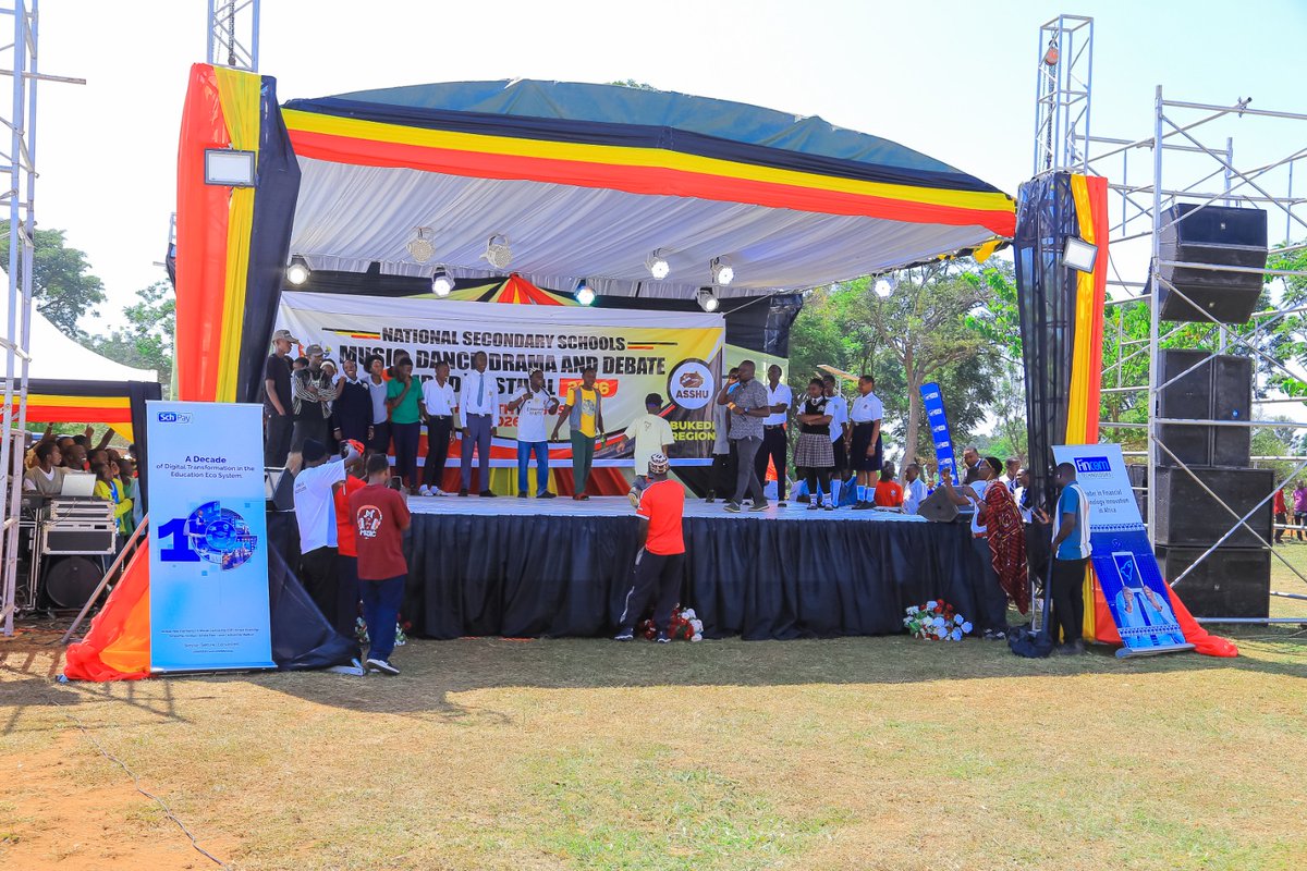 schoolpay_ug's tweet photo. The National Secondary Schools Music Dance,Drama & Debate Festivals 2026 is underway at Tororo Girls, bringing together young talent, creativity and culture from across the region.  

This partnership reflects our mission to drive digital transformation in education by using technology to simplify school processes and create a more connected education ecosystem,   

For us it is about being part of an education journey that prepares young people for a future that goes beyond academics, creating opportunities to develop talents, express creativity and build the confidence and skills students need to thrive in an increasingly digital world.

@Educ_SportsUg 

#MDDD2026 #Fincom #SchoolPay #Partnerships