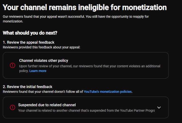 WonderfulJohnx's tweet photo. ah yes the additional policy,

but we at @TeamYouTube will not tell you, 

what even is the point to appeal the suspension,

if youtube is just gonna find you in violation of another policy, 

might as well write all the policies I violate so that I can present my case better, 

seems to be a violation of my rights, 

especially considering that I reside in the @EU_Commission (European Union), 

I suggest @TeamYouTube to DM me at once, 

else there will be grave consequences.