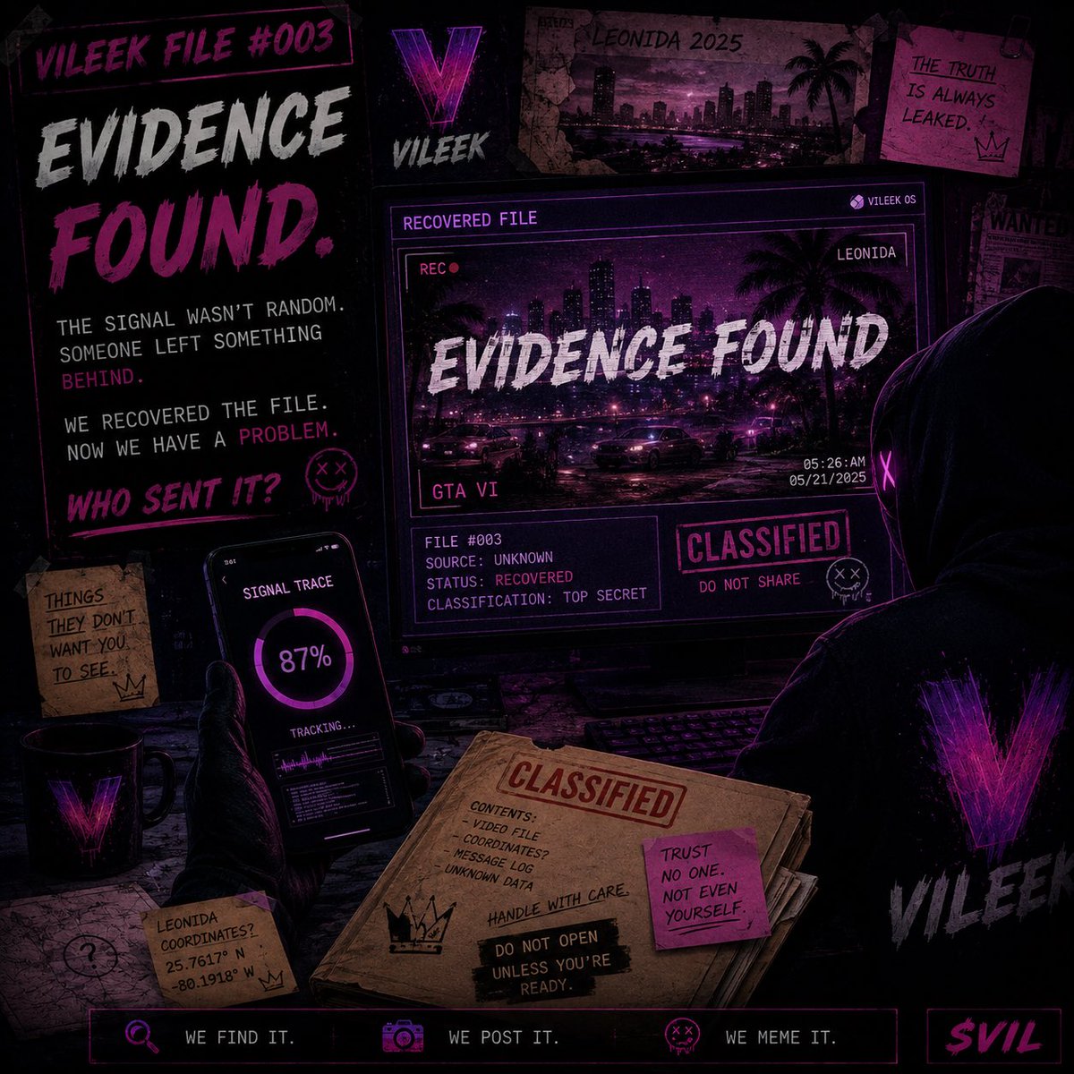 VILEEKS's tweet photo. 🕵️ VILEEK FILE #003

We found the evidence.

The signal wasn’t random.

Someone left something behind. 👀

We recovered the file.

Now we have a problem.

Who sent it?

$VIL https://t.co/cdrMsQPlB0