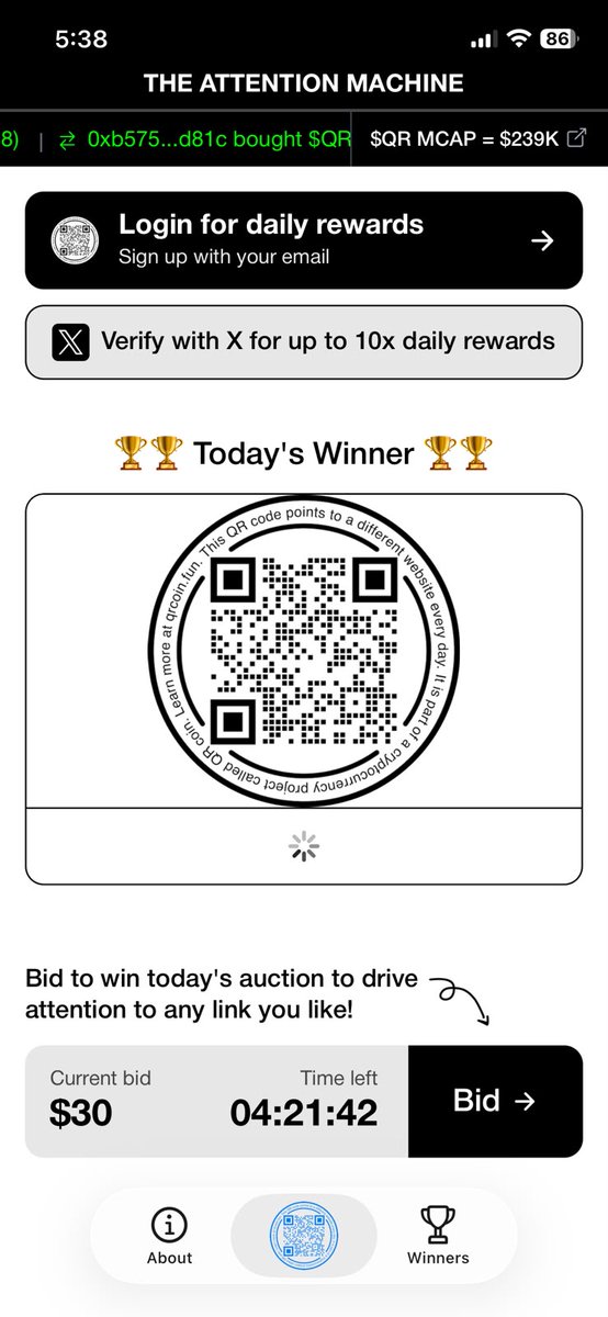 PrantoChakrobo6's tweet photo. @0FJAKE @qrcoindotfun 0x65ff906fa62933e67a6fe1c4d7f48a62ffb160d8 https://t.co/aQ7CucIuyK