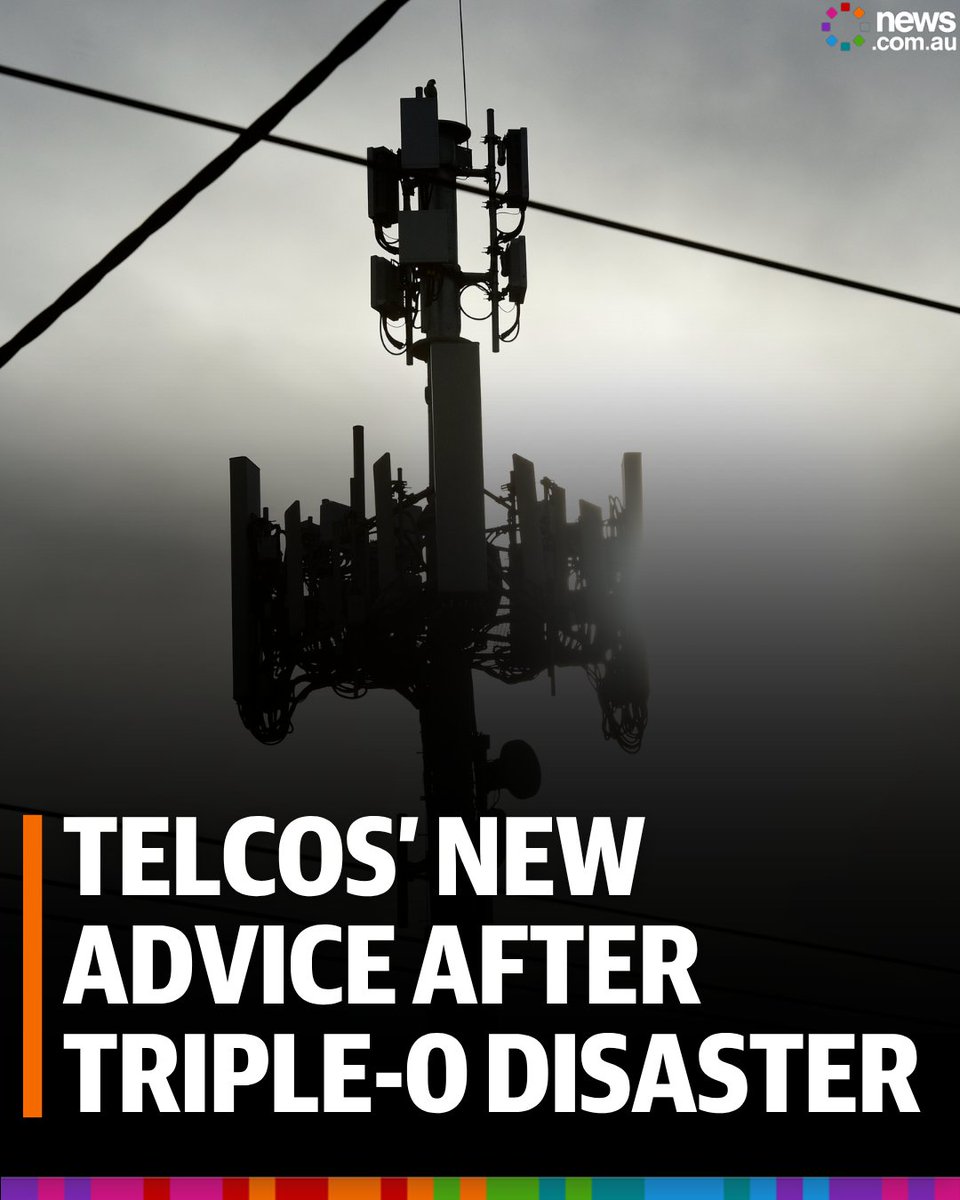 newscomauHQ's tweet photo. Three of Australia’s leading mobile network operators have been forced to launch a public campaign on calling triple-0 in the wake of the outage disasters. Full story: https://t.co/VUsJR9SO9n https://t.co/dad03tHQma