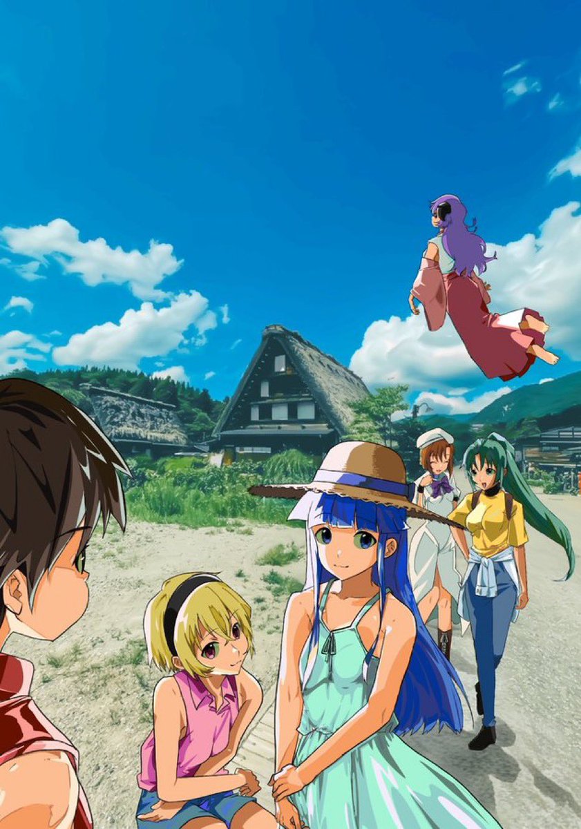 pillow_tempra's tweet photo. 夏の雛見沢
#ひぐらしFA https://t.co/BeuH57Z6YX