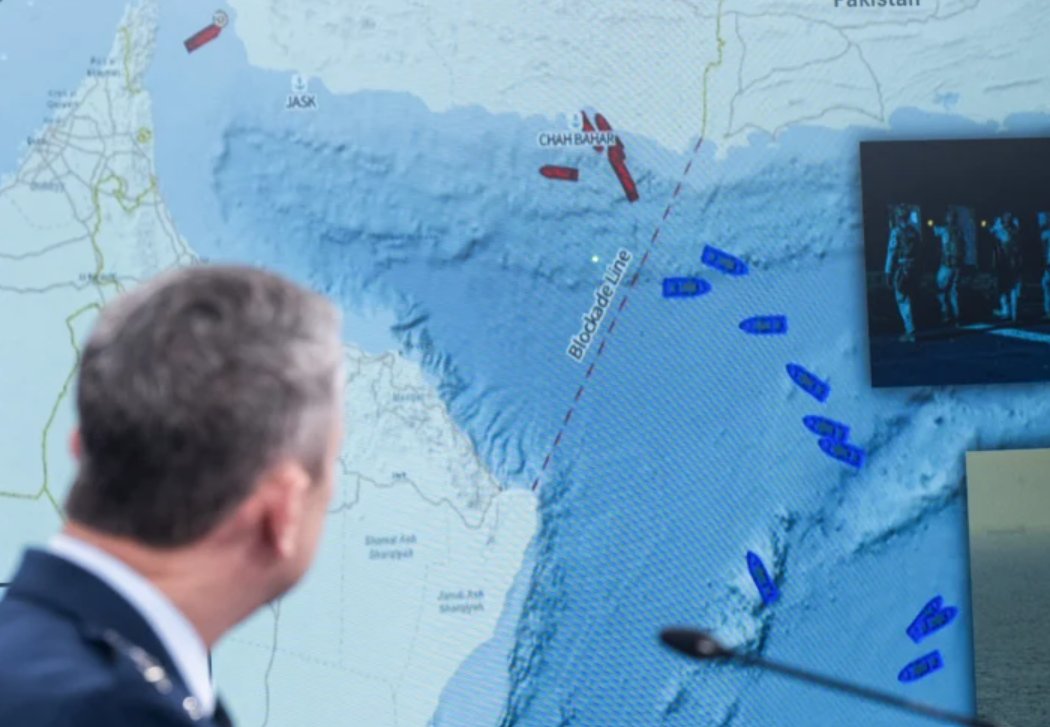 TankerTrackers's tweet photo. Over the past seven complete days, the Middle East region has exported nearly six million barrels of crude oil per day via the US Navy blockade line to global markets.

During entire February 2026, the daily average stood over nineteen million barrels per day.

#OOTT #IranWar #Tankers