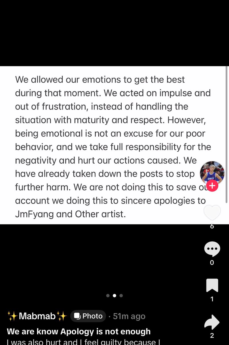 its_kyesa's tweet photo. Nag apologize na si ateng. 

#JMFyang https://t.co/cxVh2U1o5N