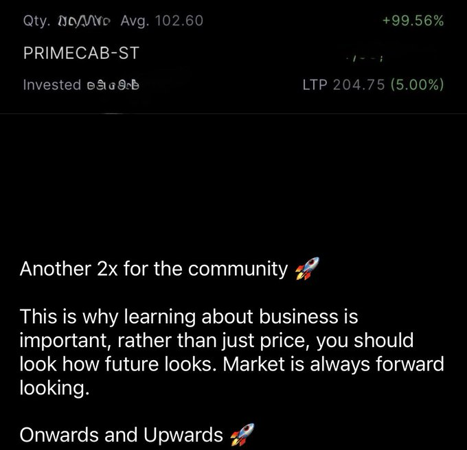Kaymaered's tweet photo. Prime Cable Industries - Another 2x 🚀

✅ Received ~23Cr worth orders in last 30 days.
✅ Both Promoter and DII raised their holdings as per Screener (March 2026)
✅ Sector Tailwinds 

Already extended so no fresh recommendations. DYDD. Invested and Biased 📈

Be a part of https://t.co/ZuGNpP1rYG