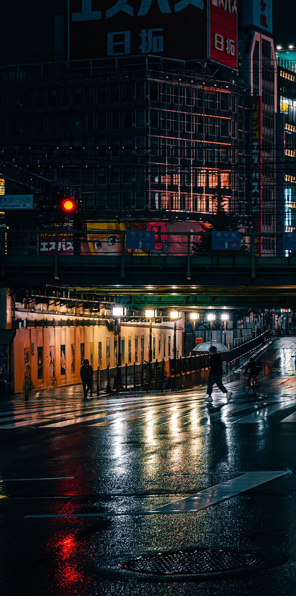 YOH_ZERO's tweet photo. TOKYO：Cyberpunk Night Street https://t.co/RhQZMhgU1k