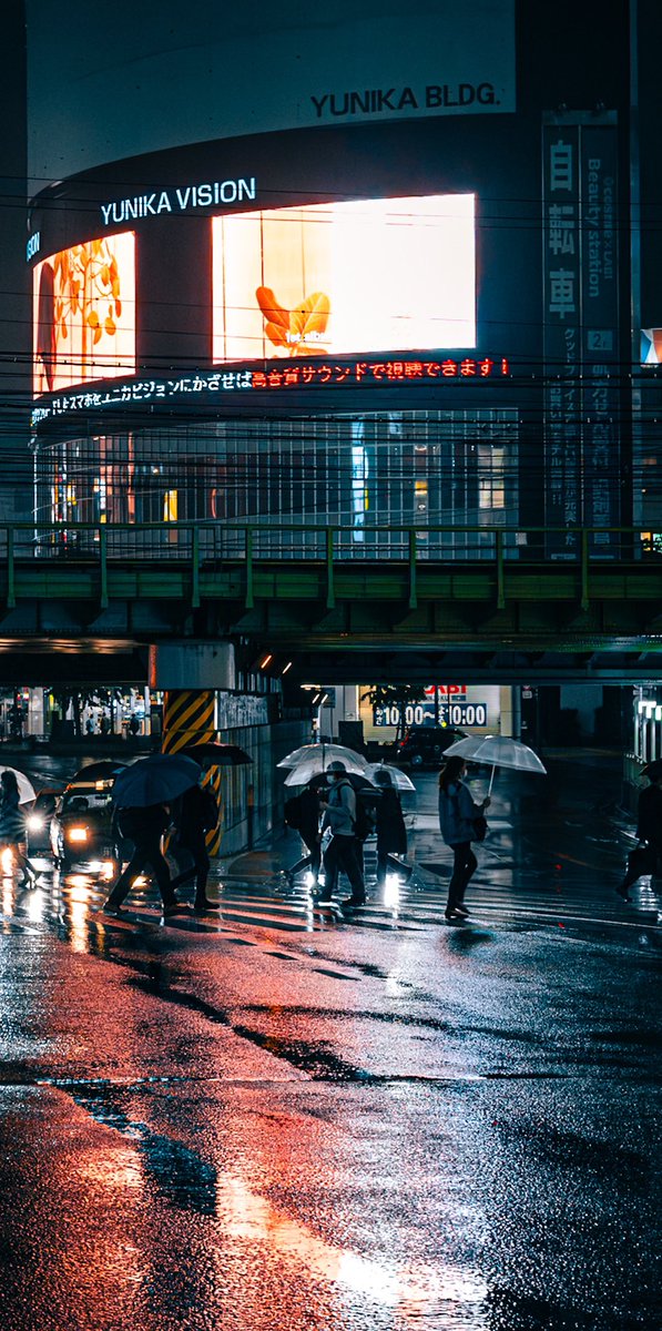 YOH_ZERO's tweet photo. TOKYO：Cyberpunk Night Street https://t.co/RhQZMhgU1k