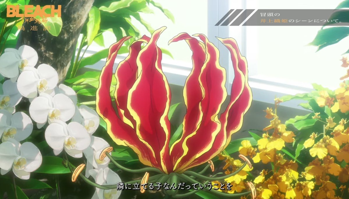 16nllove999's tweet photo. 田口監督のここのアニオリ部分の説明の「織姫が一護という主人公の隣に立てる子なんだっていうことを、千年血戦篇からアニメを見た初見の人でもわかる形で出したかった」ってのが本当にね……田口監督ありがとう…… https://t.co/8rA0X5hgHV