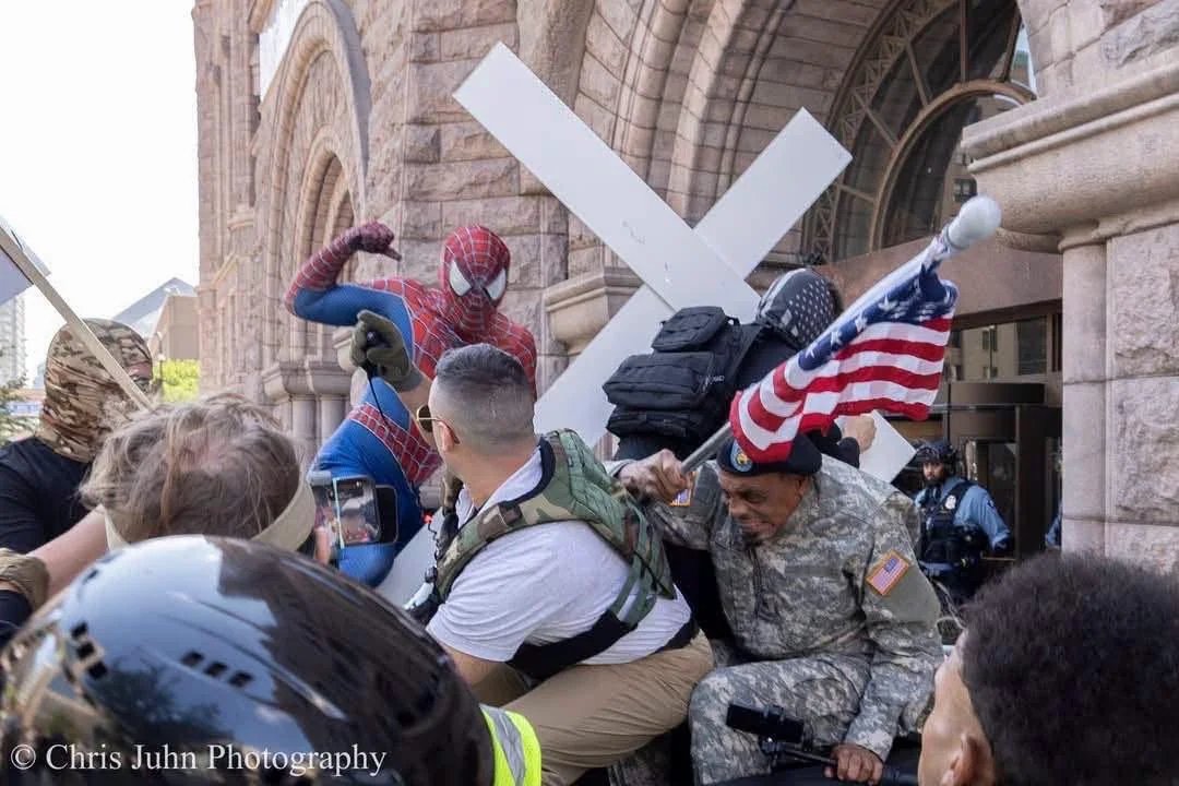 YourAnonNews's tweet photo. Free Spider-Man!!! https://t.co/n8wrLdYpUt