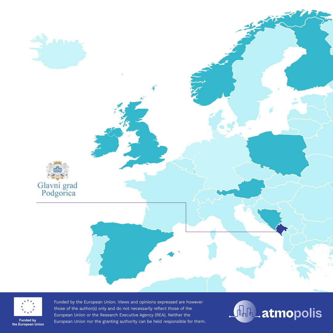 Atmopolis_EU's tweet photo. 📢 Welcome Podgorica!

As one of #ATMOPOLIS’ pilot cities, brings an important perspective on how to address air and noise pollution in smaller urban areas and across different socioeconomic contexts.

#Podgorica #UrbanHealth #ZeroPollution #AirPollution #NoisePollution https://t.co/oYvcGQMUsv