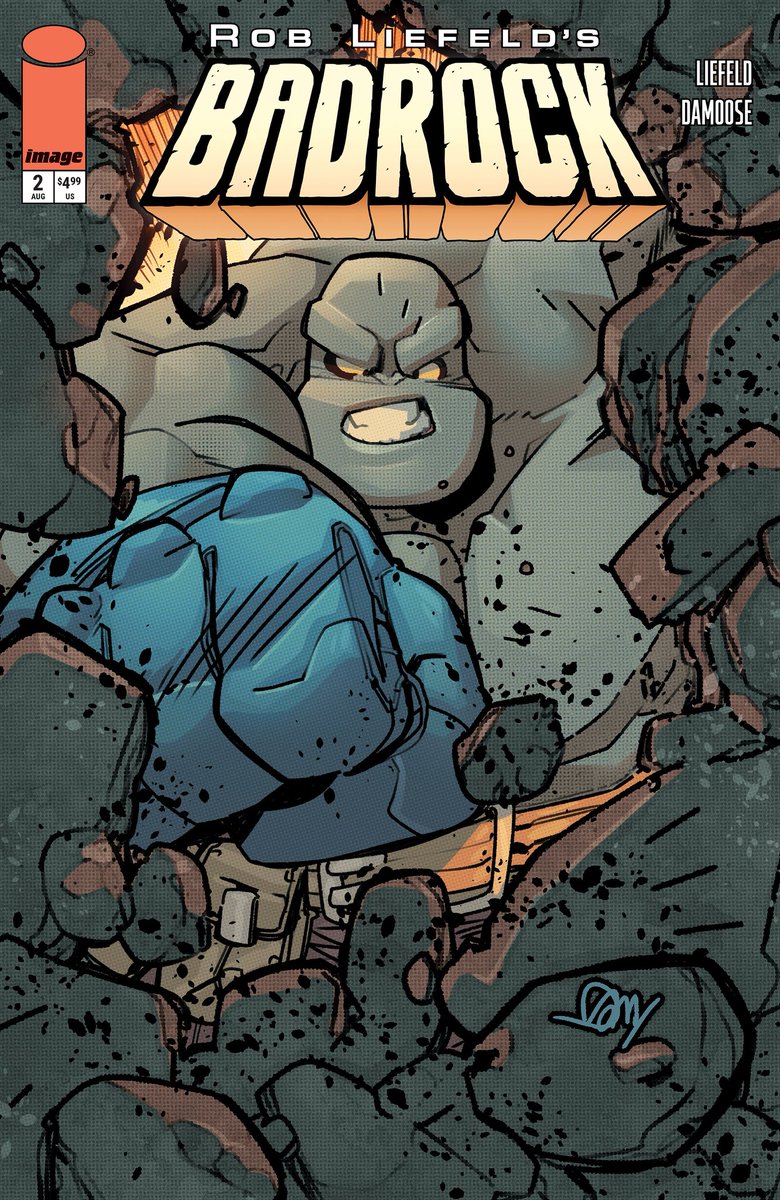 DamooseSeth's tweet photo. This Wednesday, Badrock no.2 hits your local comic shops! Be sure to get there and pick up your copy before they’re all gone! There are four covers for this issue! The story really takes a turn in this issue and most of the pages are spoiler-y. I hope you check it out and dig it! https://t.co/MaTT8ensAL