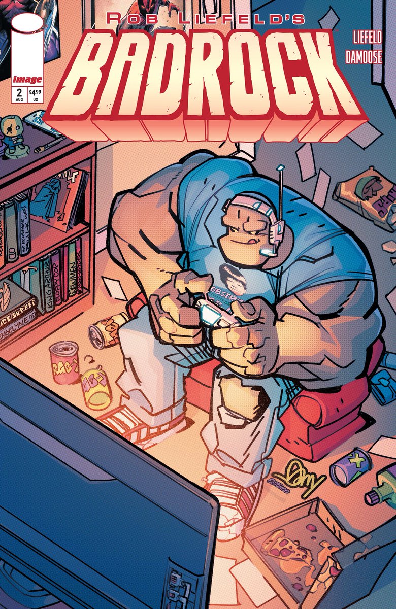 DamooseSeth's tweet photo. This Wednesday, Badrock no.2 hits your local comic shops! Be sure to get there and pick up your copy before they’re all gone! There are four covers for this issue! The story really takes a turn in this issue and most of the pages are spoiler-y. I hope you check it out and dig it! https://t.co/MaTT8ensAL