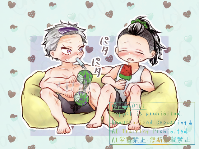 mmmo0101's tweet photo. 昨日の差し入れに入れてた🍃🍉🎶 https://t.co/9fOKeN8Bg7