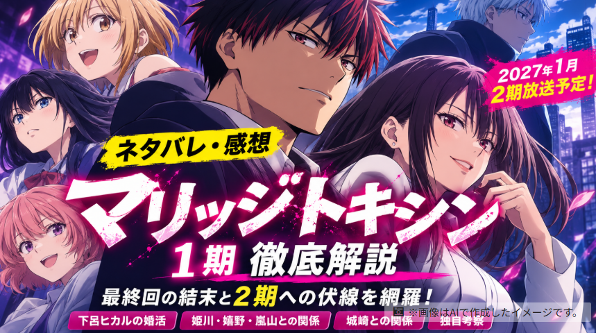 maimakabe's tweet photo. マリッジトキシン1期ネタバレ・感想｜最終回の結末と2期への伏線を徹底解説 https://t.co/Ya8G13or4L 
最終回で伏線あったと思ったら意外と早めの2期スタート！楽しみですね！
＃アニメ　＃マリッジトキシン　＃フォロワー　＃漫画 https://t.co/OZ4qna1YDO