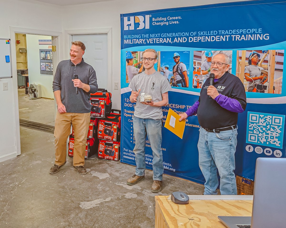 HBIBuildCareers's tweet photo. Congratulations to HBI Military Services graduate Allen Jerby! 👏
After completing hands-on training at Fort Riley, Allen relocated to Colorado Springs and began his new career as an Electrician Helper with JTB Electric just two weeks after graduation.
#HBI #SkilledTrades https://t.co/0gbrObNx3Y