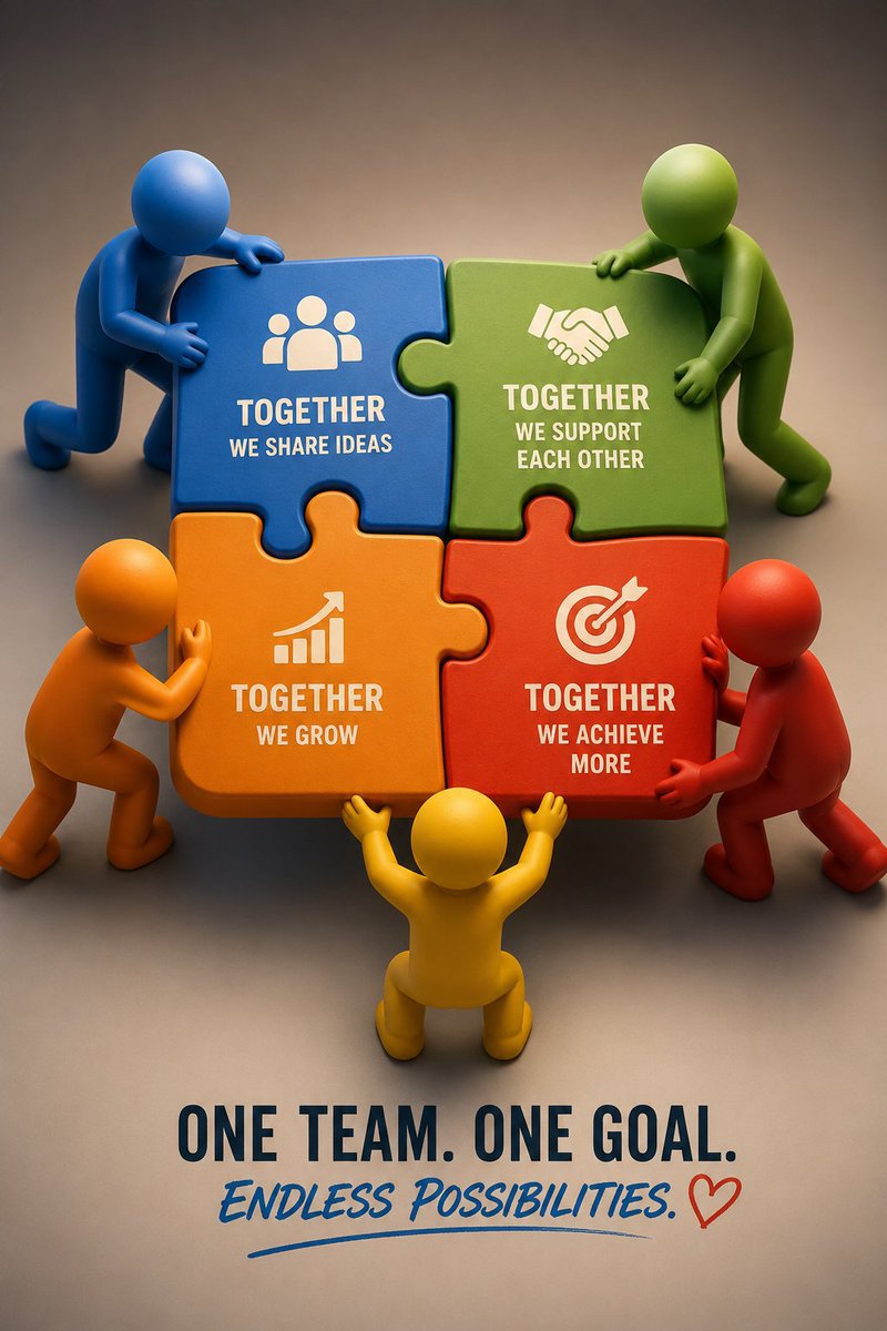 Fazilam4ft's tweet photo. Together, We Achieve More
Share the vision. Support each other.
Grow together and celebrate every win. 🚀💙 https://t.co/LLx5Nu7STN