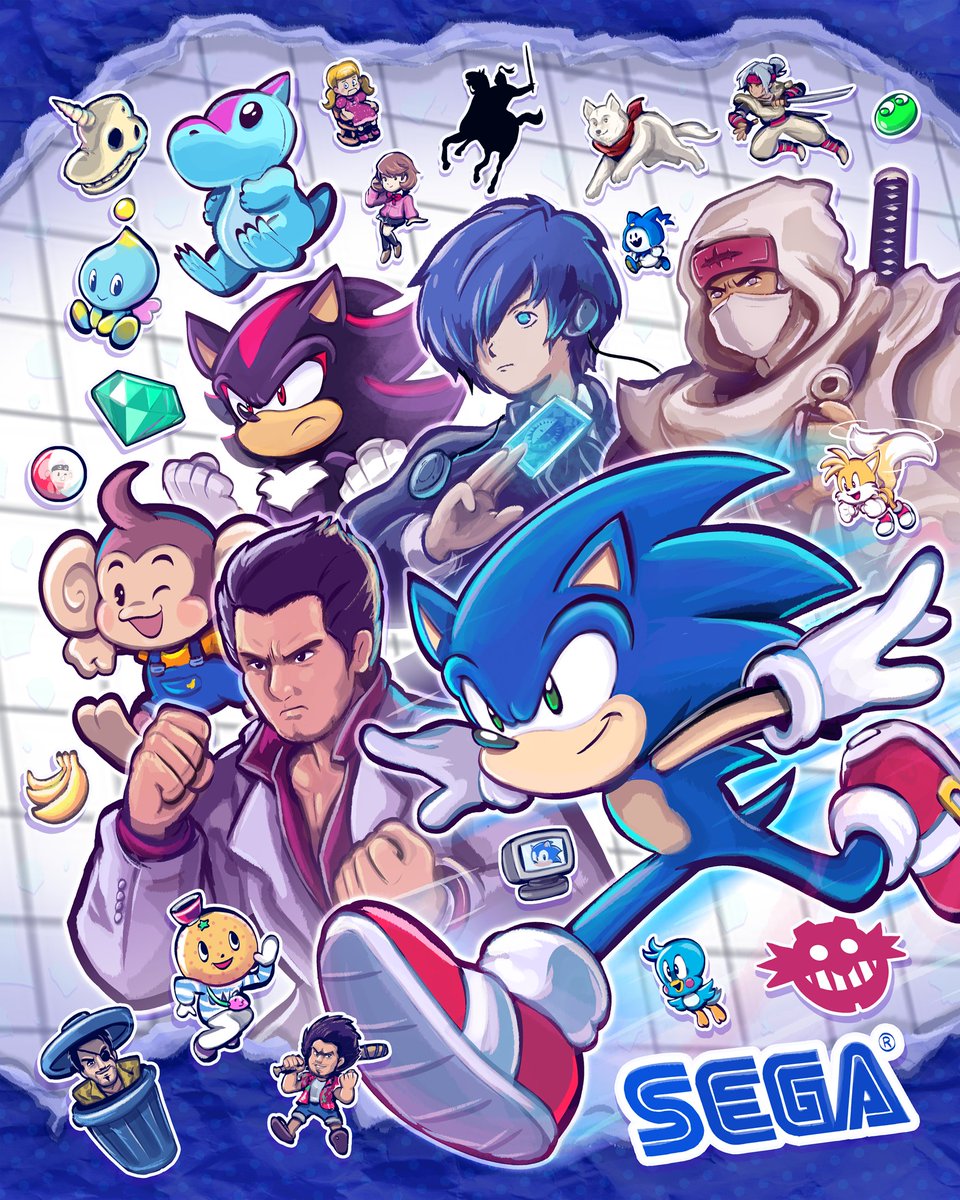 SEGA's tweet photo. The SEGA Publisher Sale is coming to a close 💔 

Grab these deals fast, don’t miss out! https://t.co/HEclF3H3wb  

🎨: @KevinFagaragan https://t.co/nTRSxJ0SU3