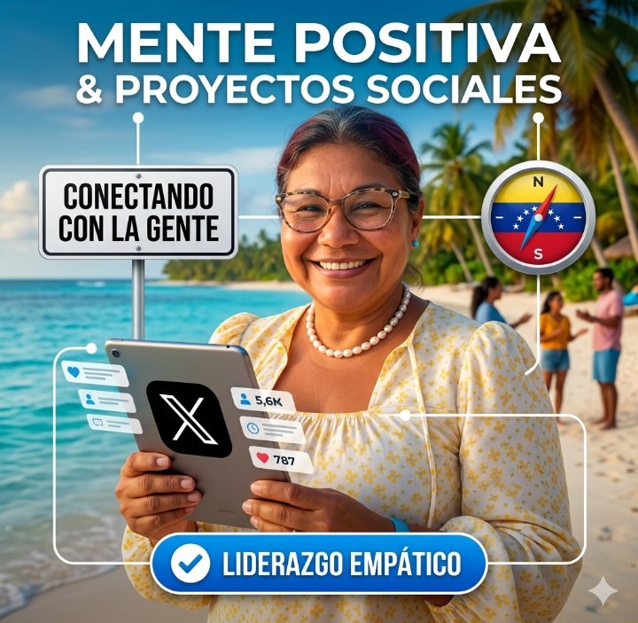 Ismeniapacheco2's tweet photo. Trabajar en proyectos sociales me enseñó que la mente en positivo no es ignorar los problemas, sino encontrar soluciones donde otros ven obstáculos. 🇻🇪💛Conectar con la gente desde la autenticidad transforma realidades. Que hoy sea un gran día para sumar y multiplicar ✨🙌🏽 https://t.co/fkUEWWVSvU