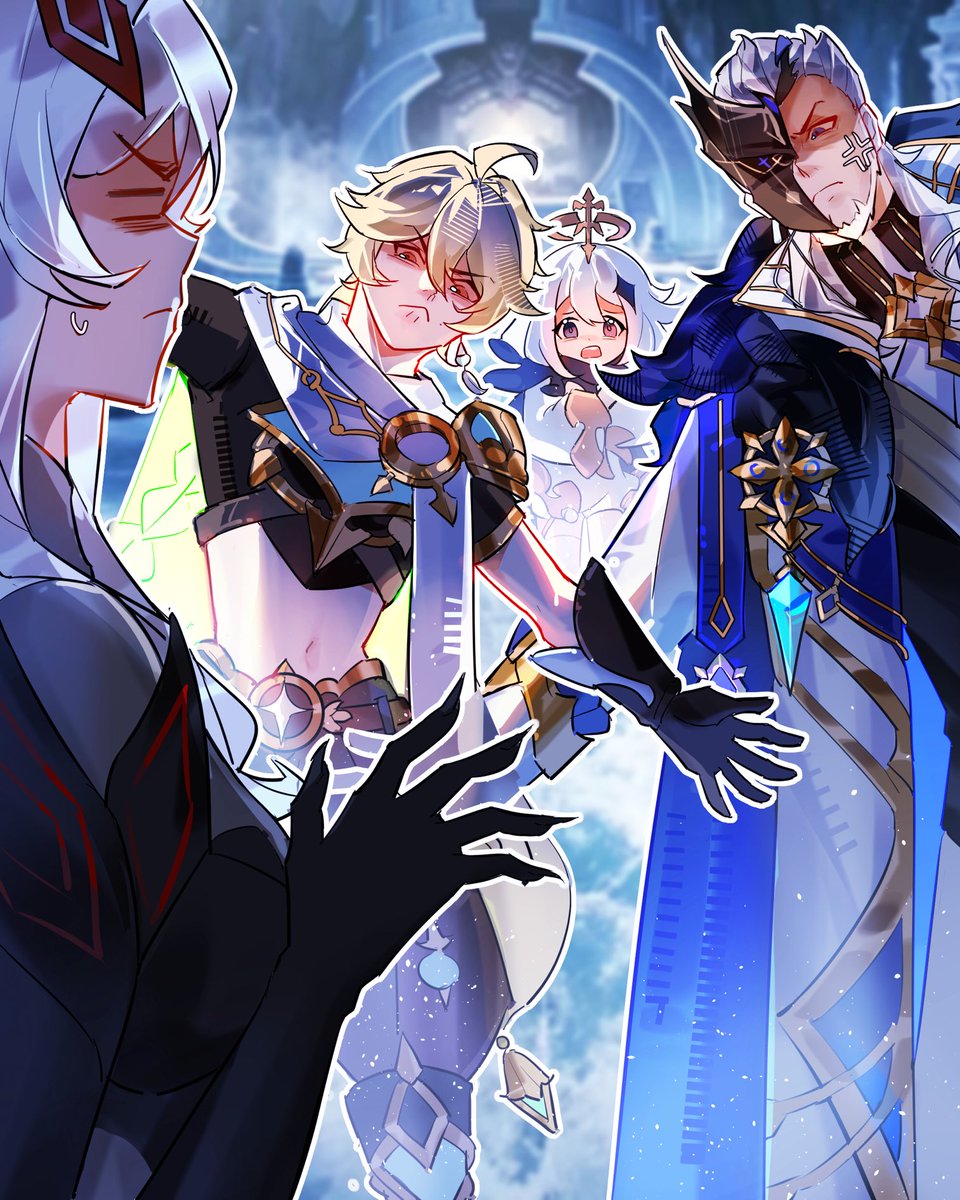 girls881520's tweet photo. Don't touch Paimon!
#genshinimpact #Ronova #Pierro https://t.co/LyuUQFqwV0