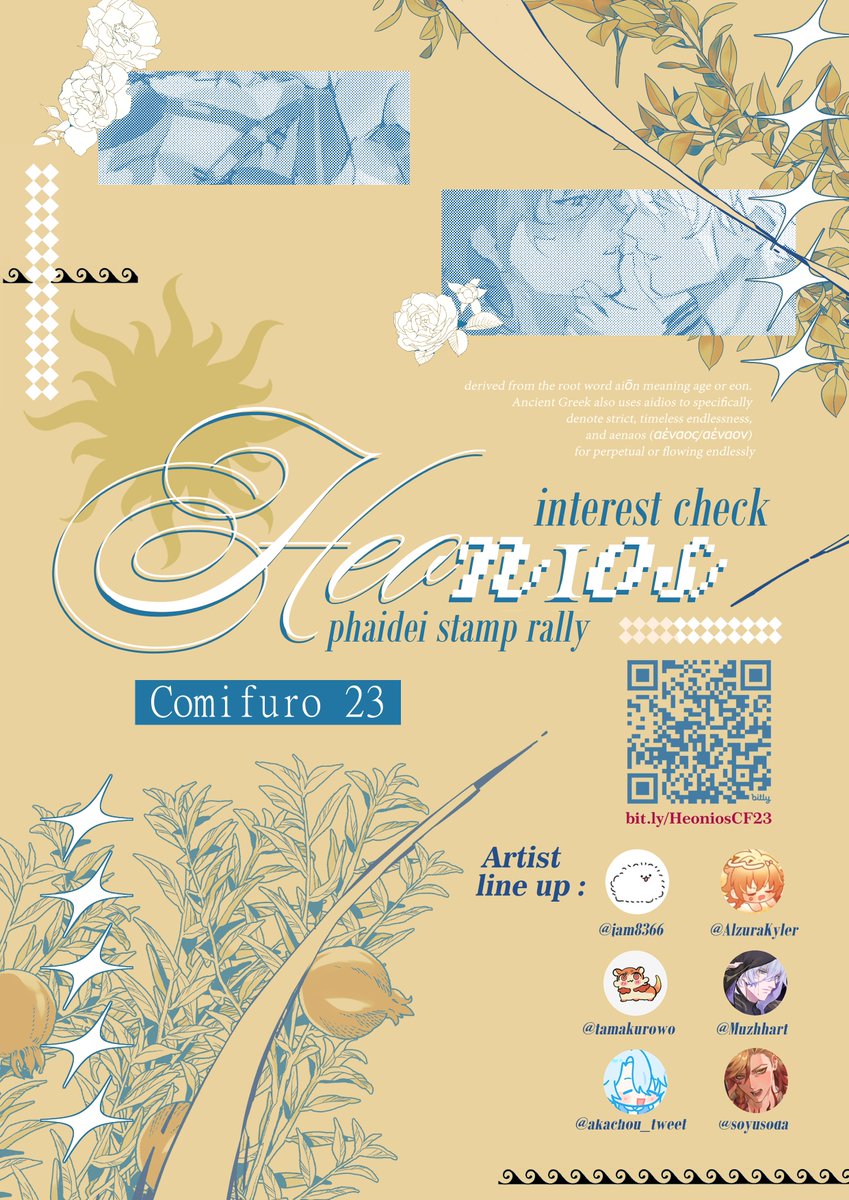 akachou_tweet's tweet photo. Shares are appreciated✨

【Hҽσɳισʂ】PhaiDei stamp rally interest check for #CF23 is open☀️🍷
Let's witness PhaiDei's love journey into multiple mythical AUs

Phaideilings who are attending CF23, we need to hear your thoughts by filling this form below 🩷 https://t.co/36JtMWaPmq