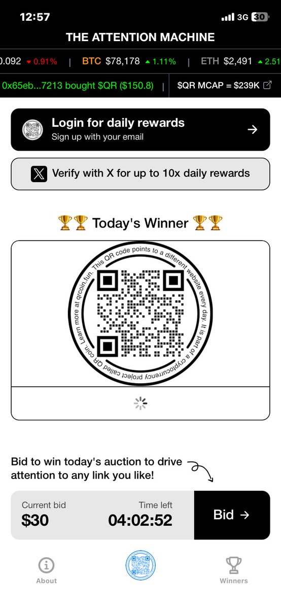Lenexus001's tweet photo. @0FJAKE @qrcoindotfun 0xCa46b949e6E5c07eB090daEa55cF717282e5e672 https://t.co/ls4EBgqWp5