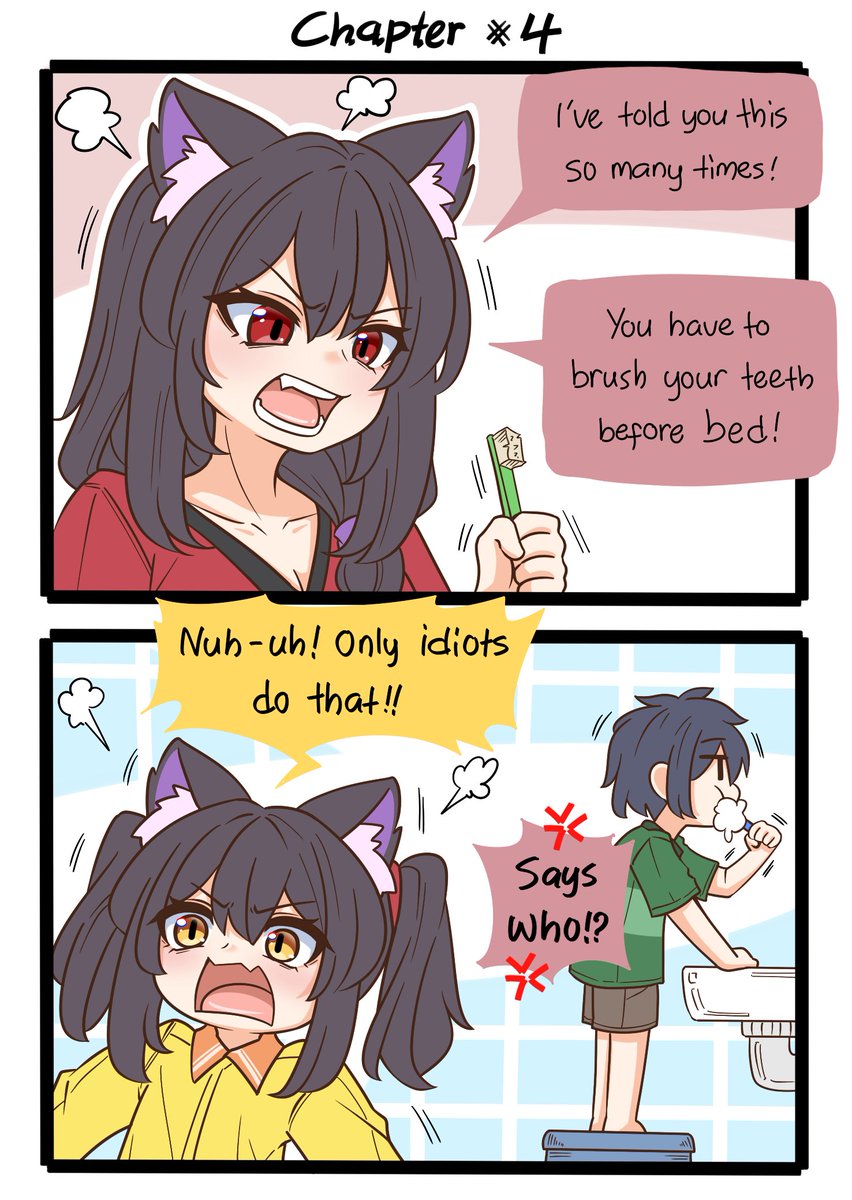 UncleGuin's tweet photo. Ever got caught in real cat fights before? 😾🔪

P/s: I've made an account in Namicomi, you can read this full series there~ 
https://t.co/uJKP0zUhHe

Support me at Kofi: https://t.co/jiy3Aqmj89 https://t.co/5vbCoE3o7x