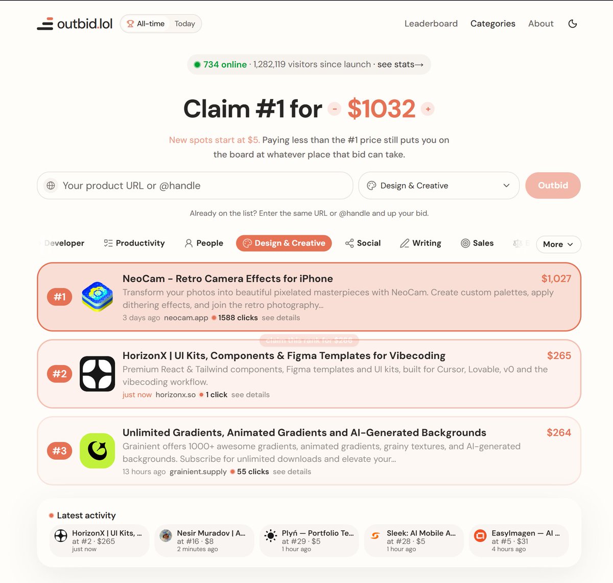 HorizonxSo's tweet photo. We’re proud to announce that HorizonX is now ranked #2 on https://t.co/kH2pMnugZX.🚀

HorizonX helps designers, developers, and vibe coders give AI better design context and build with better taste. https://t.co/BKseoJ3l2D