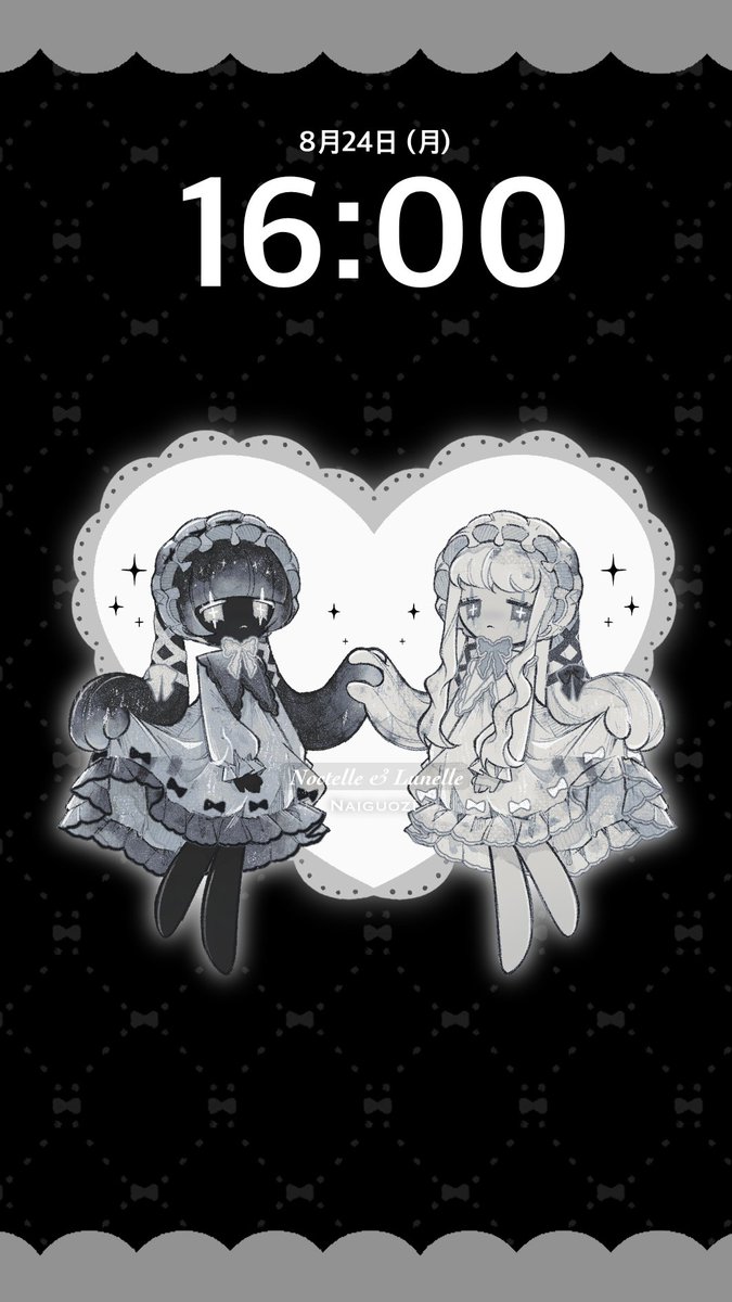 naiguozi's tweet photo. 【𝐍𝐨𝐜𝐭𝐞𝐥𝐥𝐞 &amp; 𝐋𝐮𝐧𝐞𝐥𝐥𝐞】のスマホ用壁紙を描きました！ぜひダウンロードして使ってください

o 個人利用
x 商用利用、AI学習、​無断転載、自作発言、二次配布 https://t.co/saaGXW3ltR