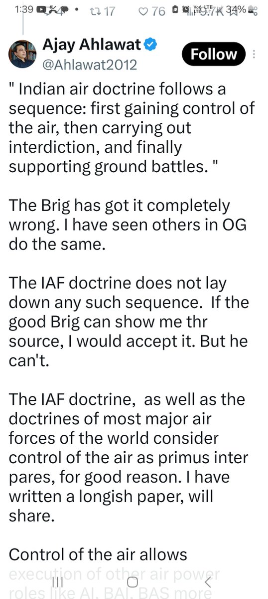 sakthivel_cit93's tweet photo. @AnchitGupta9 Do #DefenceEGGSpurt photographer & Retd ACM
Know
Control of skies is primary role of IAF?
Fully IACCS networked GAN #UTTAMAesa #TejasMk2 with 8, 240 km Gan AESA seeker dual pulse #DRDOAstraMk2
beats
pony 10kw GaA RBE2 of Rafale, with just 4 non GAN seeker 160 km meteors https://t.co/8UTWqWxC8p