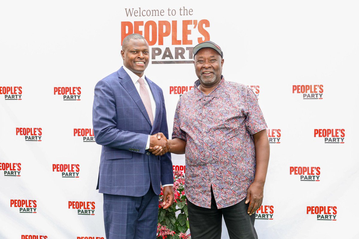 NdindiNyoro's tweet photo. The People’s Party continues to grow across the Country. Today we have received many leaders including;

1. Hon Agnes Wanjiru Macharia - Currently MCA, Nyeri County.

2. Hon Esther Nyawira - Currently MCA, Murang’a County.

3. David Pele - Former MCA, Nyandarua County and Aspiring MP of Oljororok Constituency.

Karibuni sana Waheshimiwa.

We are African and Africa is our Business..