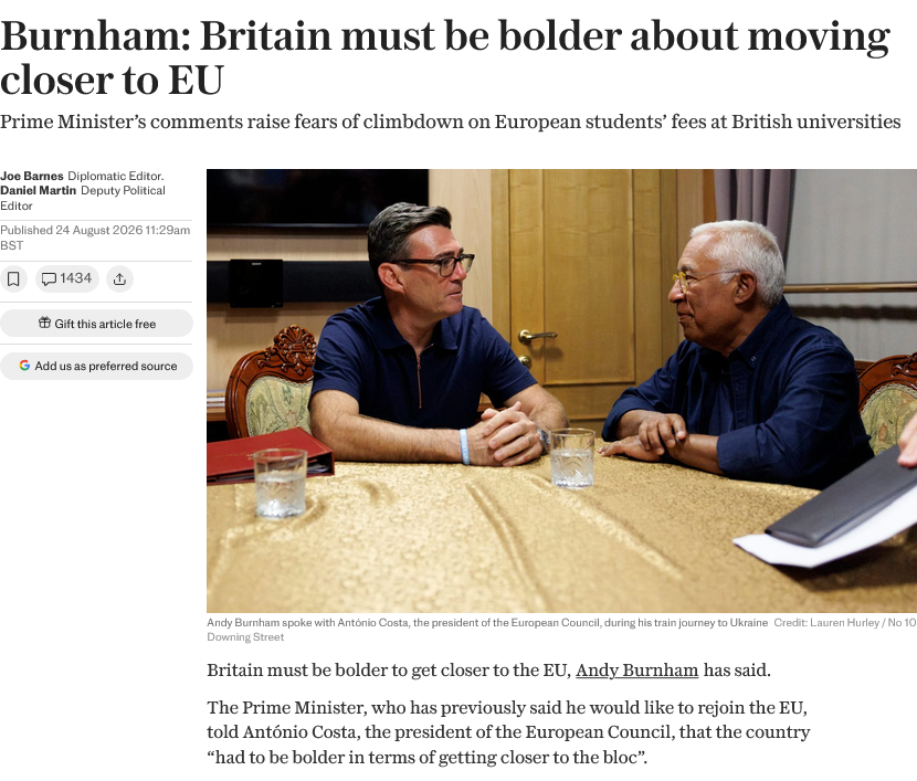 latimeralder's tweet photo. No! No! No!

I worked bloody hard to kick the unaccountable, unelected anti-democratic Brussels bastards out of our politics

And its not for unelected Burnham to chuck it all away

Viva Brexit!

https://t.co/jV8wRPp3na https://t.co/6WyshPPLnM