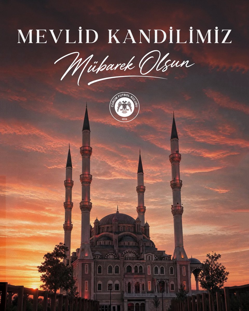 corumfk's tweet photo. Mevlid Kandili’nin tüm insanlığa huzur, bereket ve hayırlar getirmesini dileriz.

Hayırlı kandiller. https://t.co/HoqBKjstWw