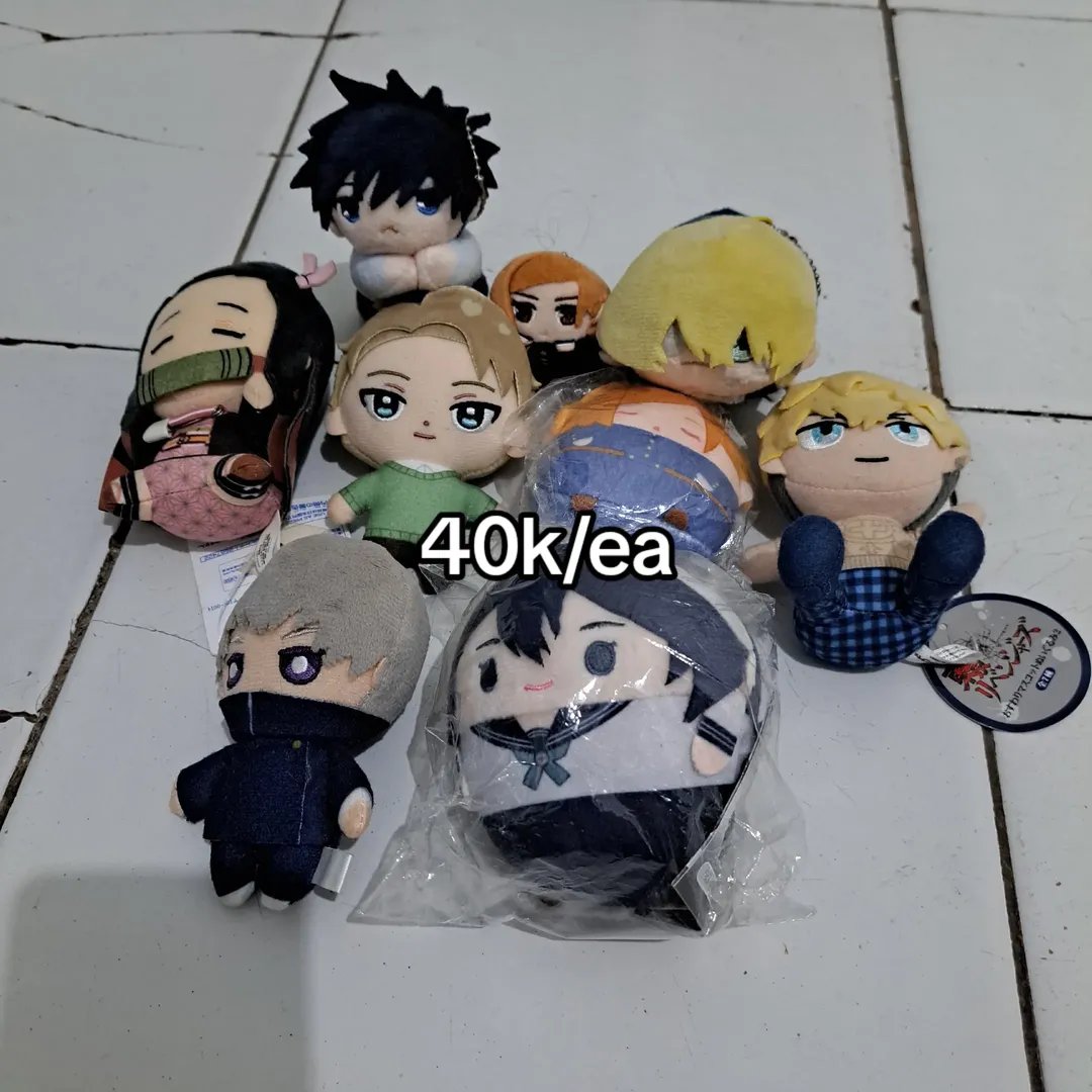 makotopuff's tweet photo. WTS
🛒Anime plushie
🍊makotopuff
💸harga ada di pict
#warunganime #warungjjk #wts #wtsanime https://t.co/v3tdJWUWrI