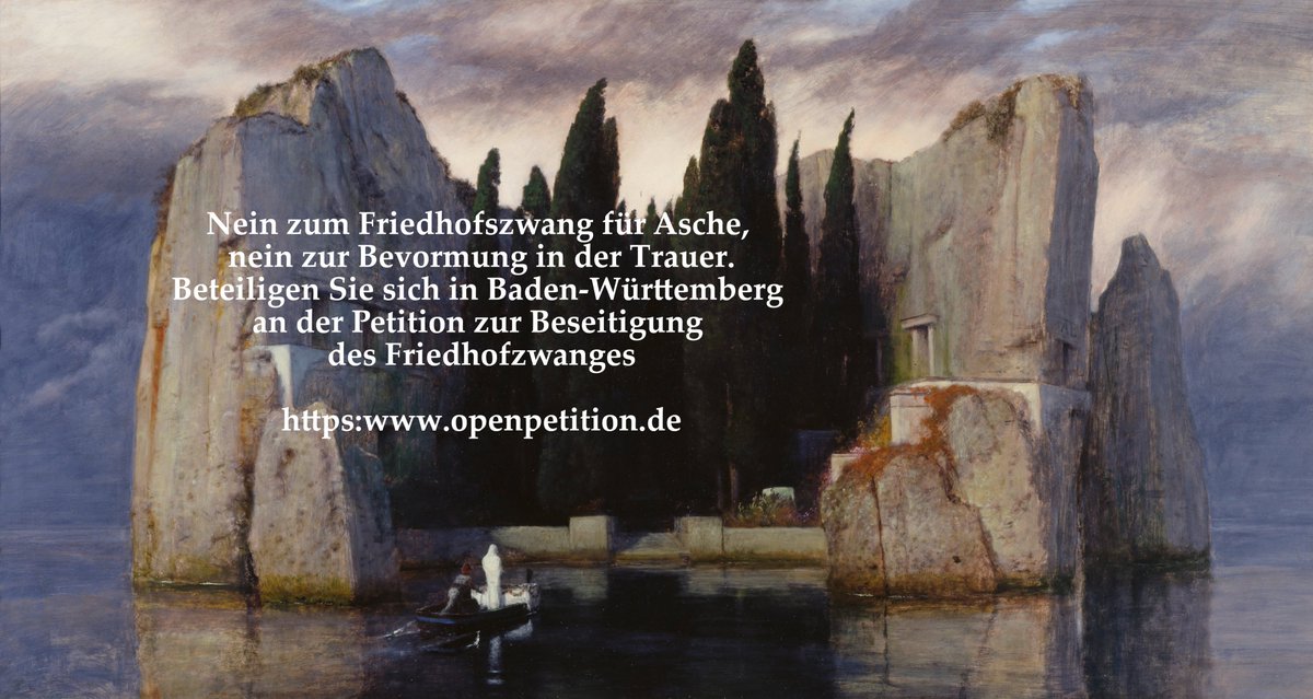 altundso's tweet photo. Es kann nicht sein, dass Menschen, die bestimmte Vorstellungen von der Bestattung einer Verstorbenenasche haben, anderen Menschen vorschreiben dürfen, wie diese stattzufinden hat.  Es geht NICHT um die Abwertung der Friedhöfe, es geht um die Bevormundung! https://t.co/p2jffEwev3 https://t.co/pecHYvBYzZ