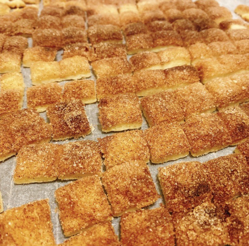 lemonmomcanada's tweet photo. Homemade Cinnamon Toast Crunch cereal!  Not dissing the boxed stuff, but these are sooo good to snack on 😋 https://t.co/3cTCfmBYf5