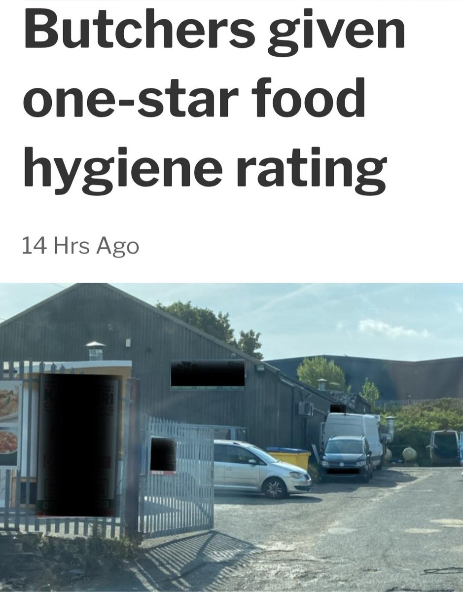 DonnaLouise1212's tweet photo. These dirty bastards at Adil Halal Butchers in Bradford just got handed a 1-star food hygiene rating.

Major improvement necessary. Filth in the facilities. Food safety management in the toilet.

If you’re still buying meat or eating at the restaurants from these dirty cunts after this, you need your fucking head testing.

Absolute state of it.