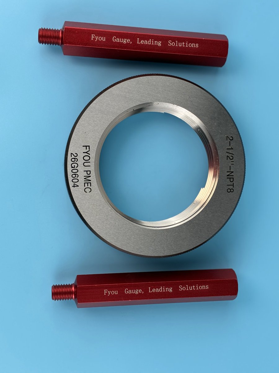 apigauges's tweet photo. 2-1/2-8NPT Thread Ring Gage/ National Taper Thread Ring Gages https://t.co/TwirlPmvSP