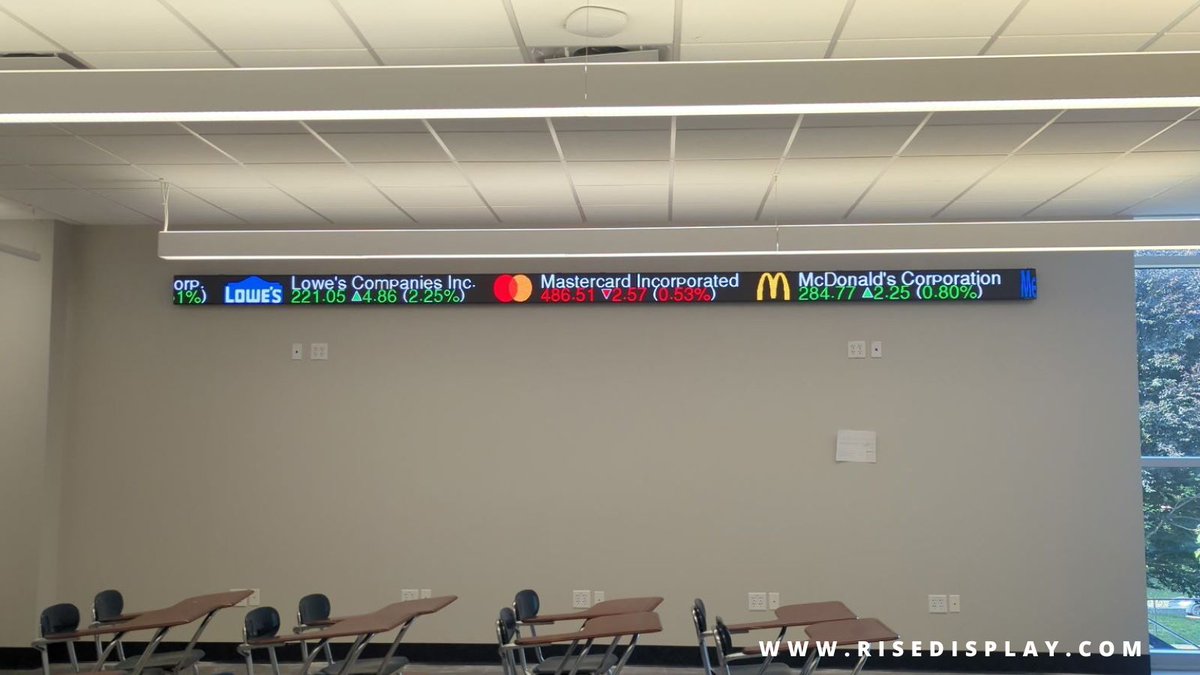 risedisplay's tweet photo. Seton Hall Prep 48 Pixel Sports &amp; Finance Ticker
@setonhallprep
#RiseTicker
See more ticker install photos at https://t.co/xnYlu7E7Yc https://t.co/i7g00Tp5bT