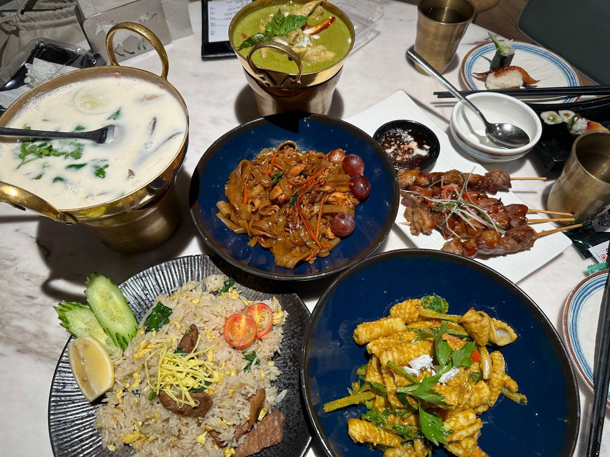 TrnThThanh4's tweet photo. Try our creamy tom kha gai—Thai coconut chicken soup with lemongrass and galangal, pure comfort in a bowl! ， https://t.co/J1E5QylNAW