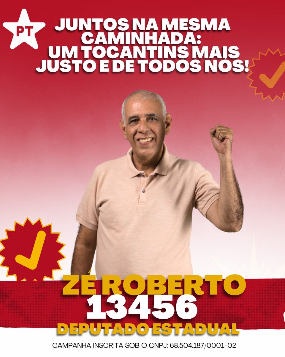 ZeRobertoLula's tweet photo. LADO A LADO COM VOCÊ, CONSTRUINDO UM TOCANTINS MAIS JUSTO PARA TODOS! 🌾🚩

A nossa caminhada é feita no olho no olho, ouvindo a nossa gente e assumindo compromissos reais com o trabalho, a moradia e a agricultura familiar. https://t.co/X5iFNY6fGP