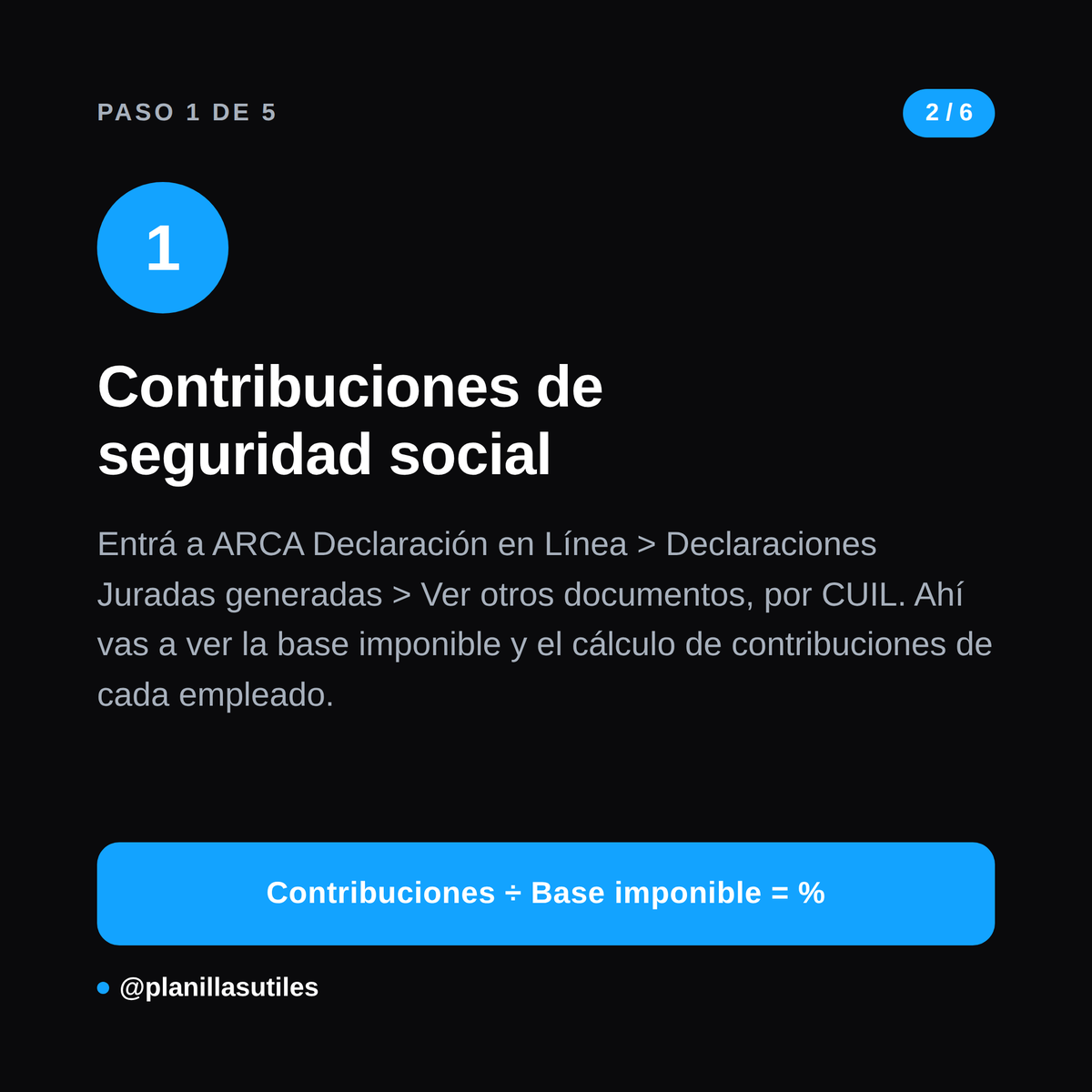 PlanillasUtiles's tweet photo. En la nota vas a encontrar cómo sacar el porcentaje de:
✅ Contribuciones de seguridad social
✅ Contribuciones de obra social
(sigue 2/6) https://t.co/Zgrwq91Mdo