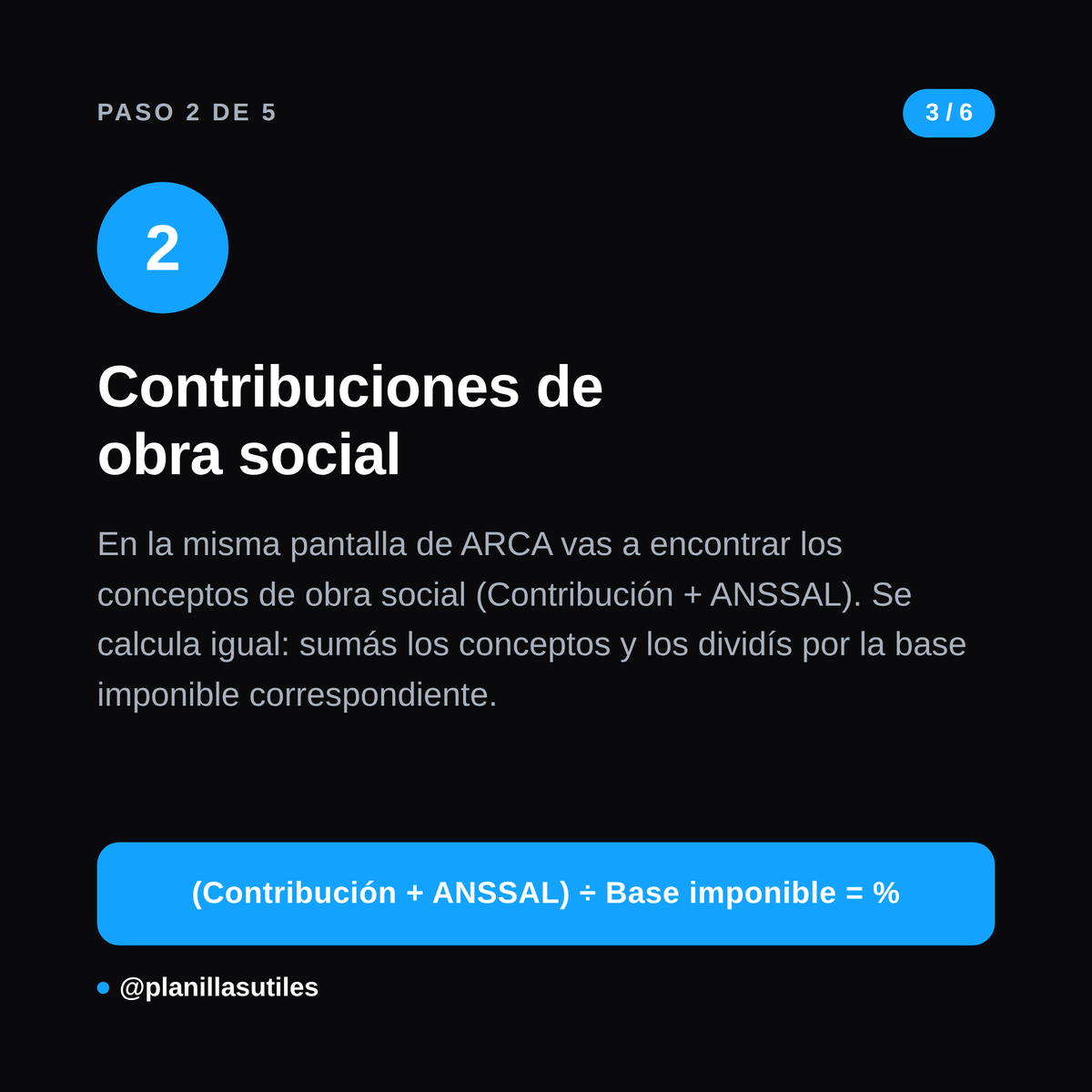 PlanillasUtiles's tweet photo. En la nota vas a encontrar cómo sacar el porcentaje de:
✅ Contribuciones de seguridad social
✅ Contribuciones de obra social
(sigue 2/6) https://t.co/Zgrwq91Mdo