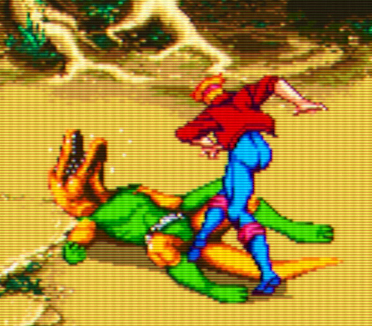 dougeki_'s tweet photo. 無情なるダウン攻撃 💃🐊 https://t.co/ZXsDcrvmxP