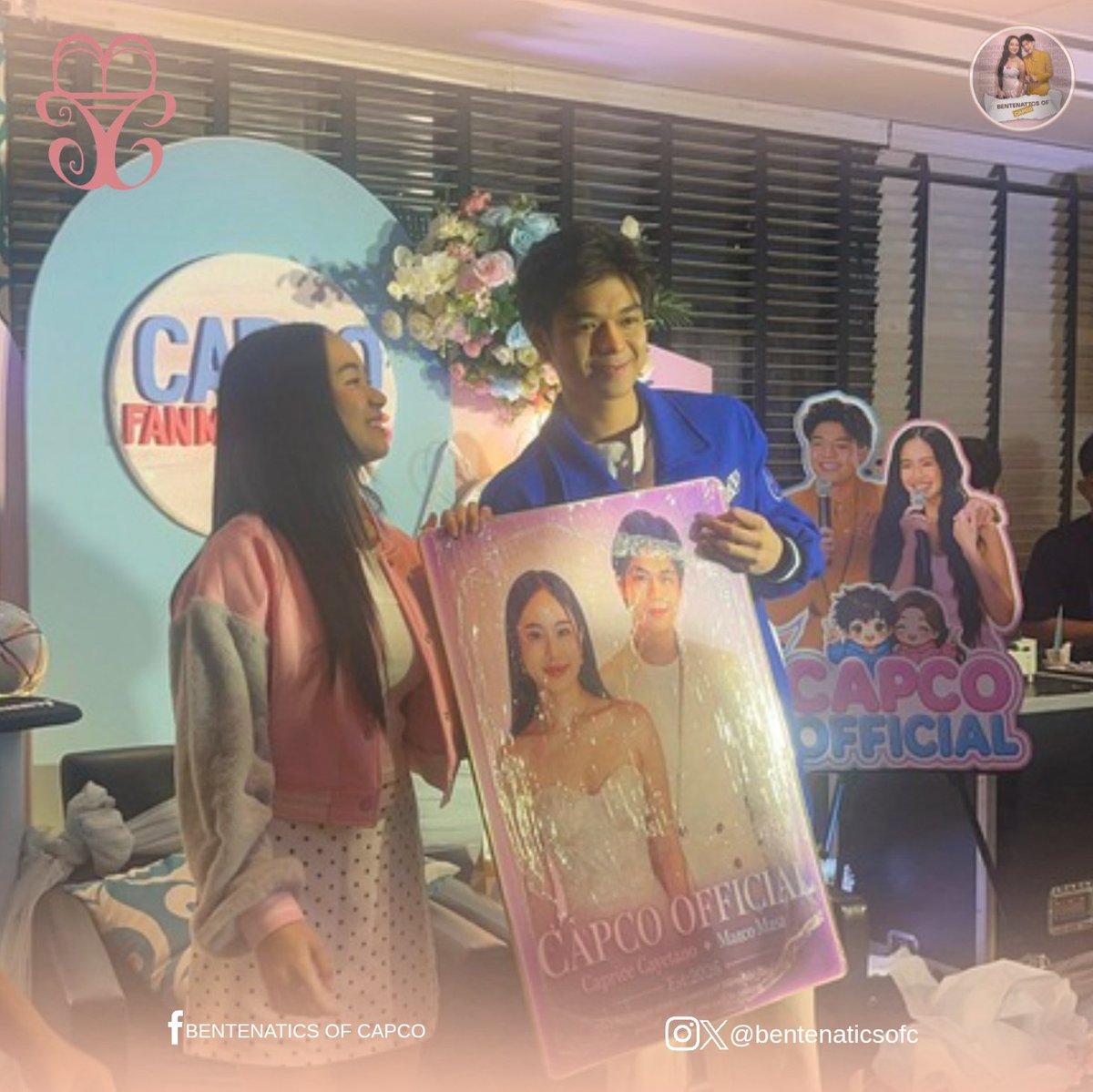 bentenaticsofc's tweet photo. 𝐆𝐈𝐅𝐓 𝐅𝐑𝐎𝐌 𝐂𝐀𝐏𝐂𝐎 𝐎𝐅𝐅𝐈𝐂𝐈𝐀𝐋!

Thank you, CapCo Official! Caprice and Marco are so happy, a frame that CapCo surely treasure forever. 💫

#CapriceCayetano #MarcoMasa #CapCo https://t.co/buMjQMRDGY