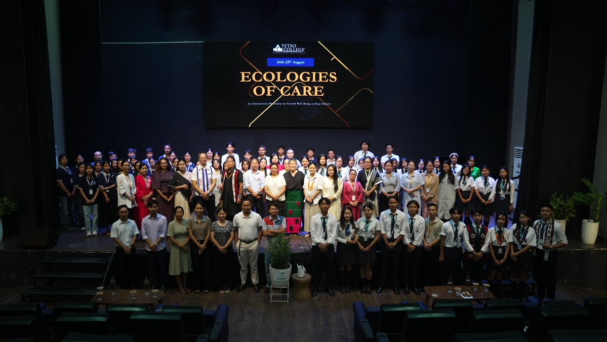 TetsoCollege's tweet photo. What does it mean to live well in the Naga world? 🌿

The Ecologies of Care: An International Workshop on Food &amp; Well-Being in Naga Society brings together diverse voices to explore the stories, knowledge, and futures held within Naga foodways. https://t.co/ff817h6h1x