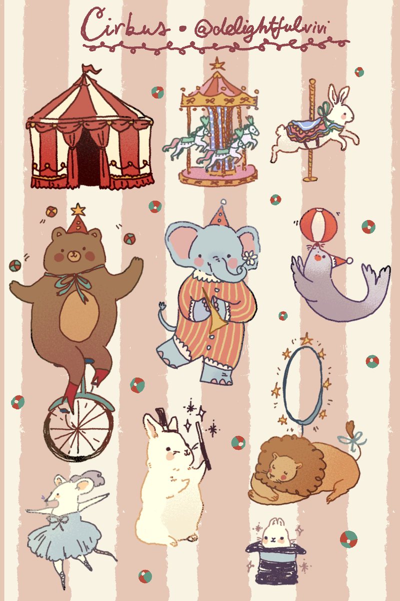 delightfulvivi's tweet photo. sticker sheets :) https://t.co/VpFCdc4EHx